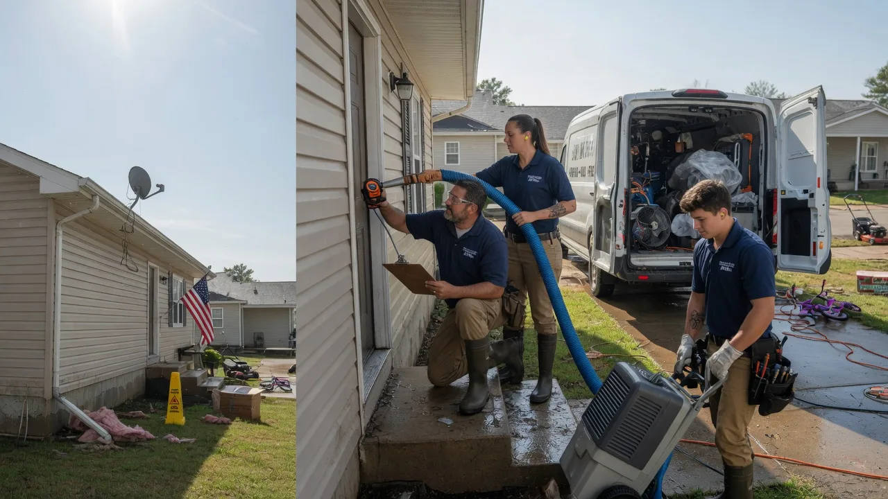 Ceiling Water Damage Restoration in Snyder, TX near me